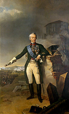  Field Marshal Alexander Vasilievich Suvorov, posthumous painting of 1833 (Image in public domain)