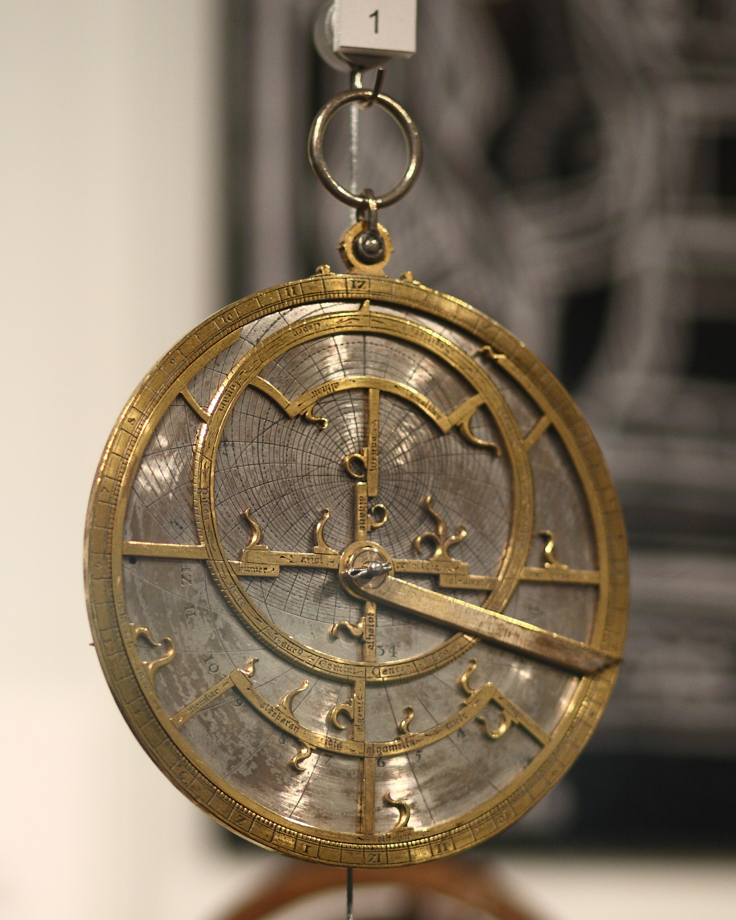 Planispheric Astrolabe of Jean Fusoris, 14th c. (image in public domain)