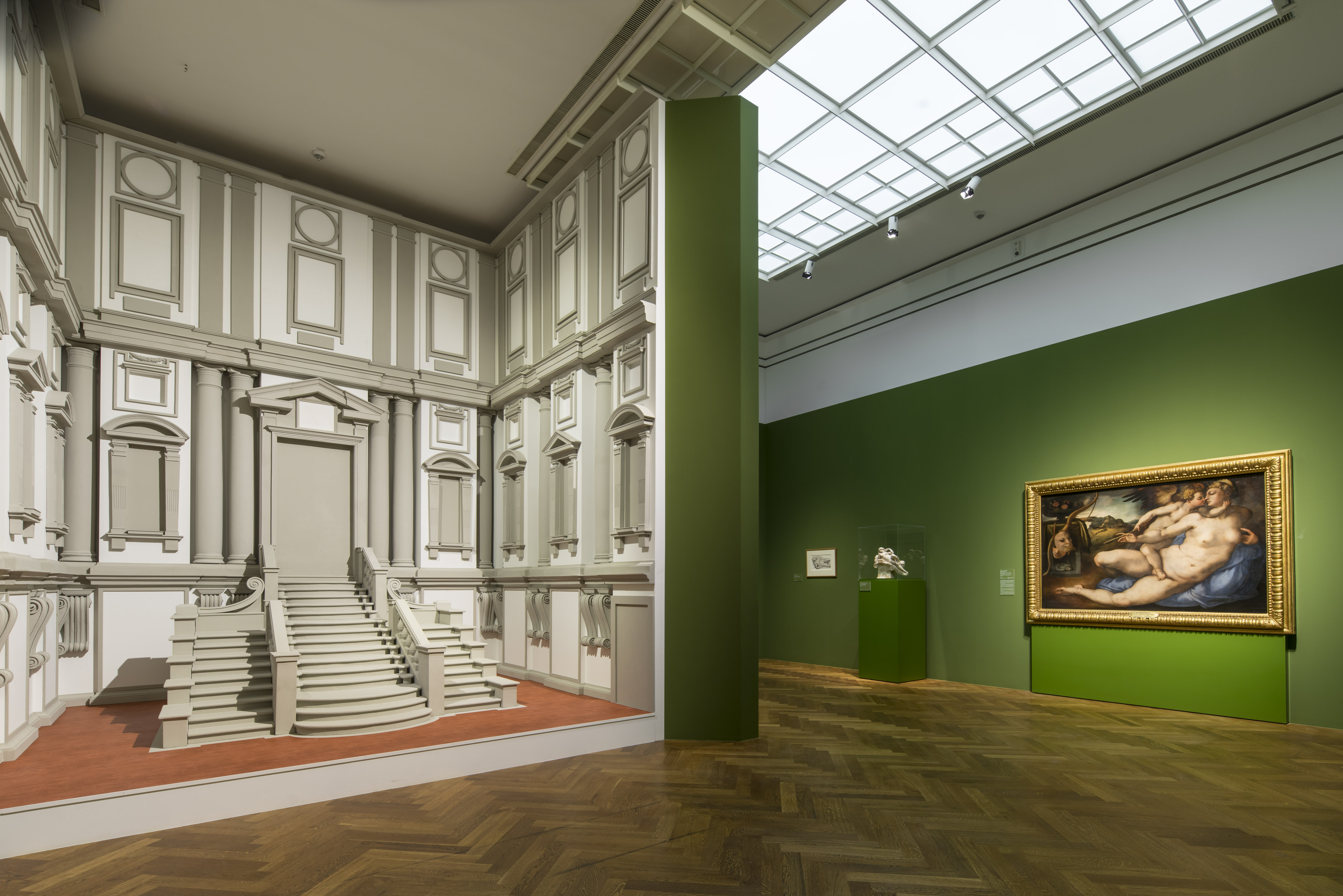 Fig. 2 Michelangelo San Lorenzo in exhibition